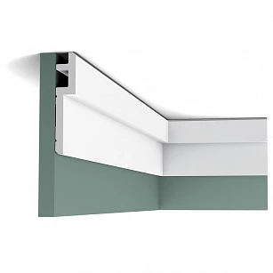 Плинтус из дюрополимера Orac Decor C395 2000х155х31 в интерьере