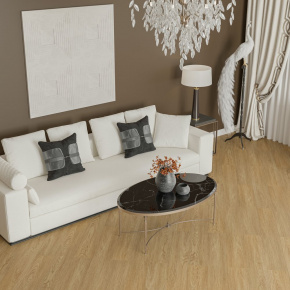 SPC Ламинат Alta Step Дуб Ванильный 1218x180x5 (2,6309 м2) SPC6601 в интерьере