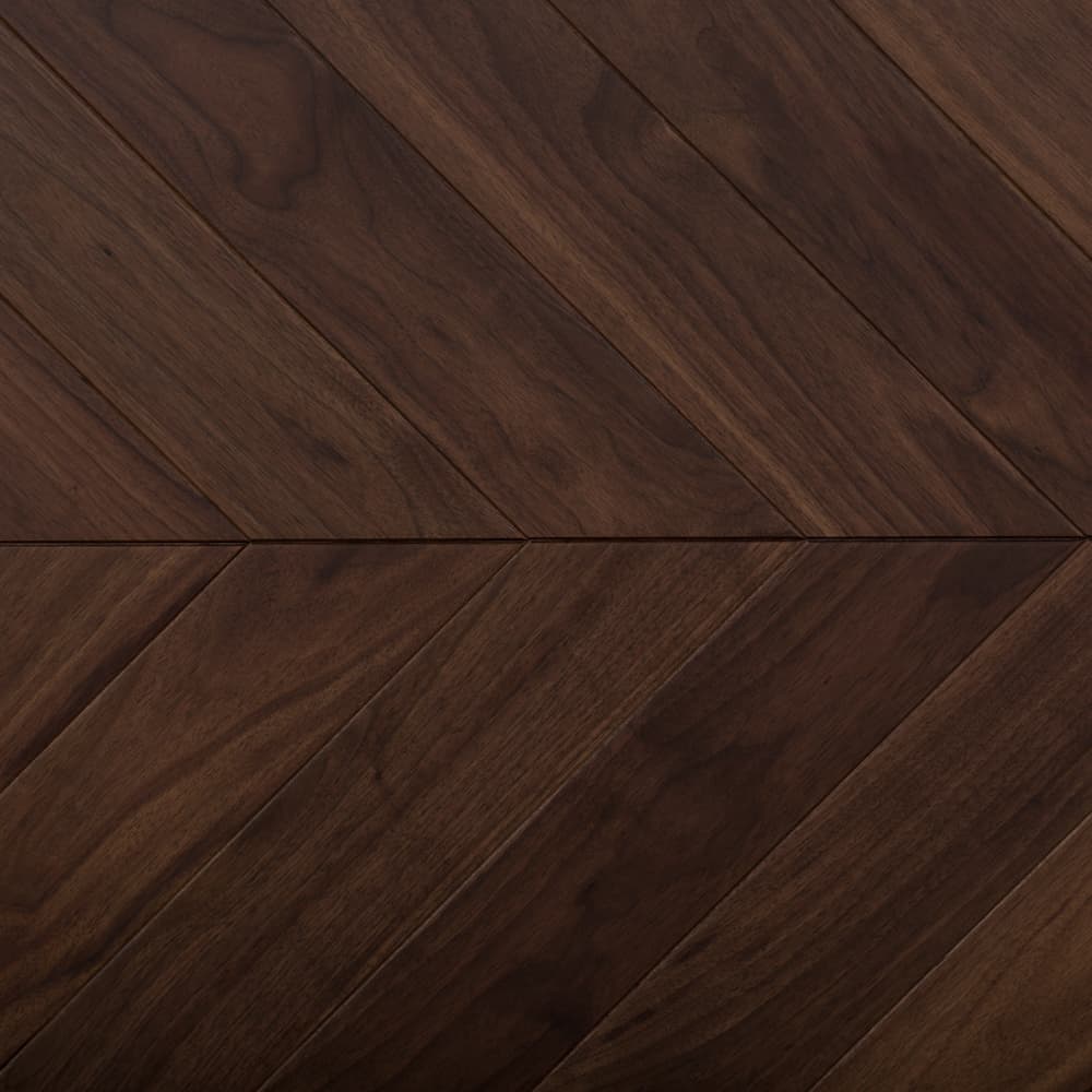Паркет Елка Французская Lab Arte Chevron 487/397х90х14 /45° Орех Американский Селект лак