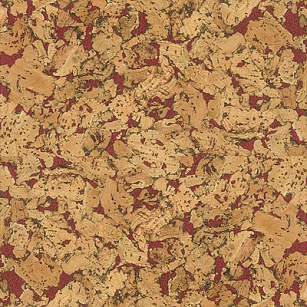 Пробка настенная GRANORTE Country Red (1,98 м2) в интерьере