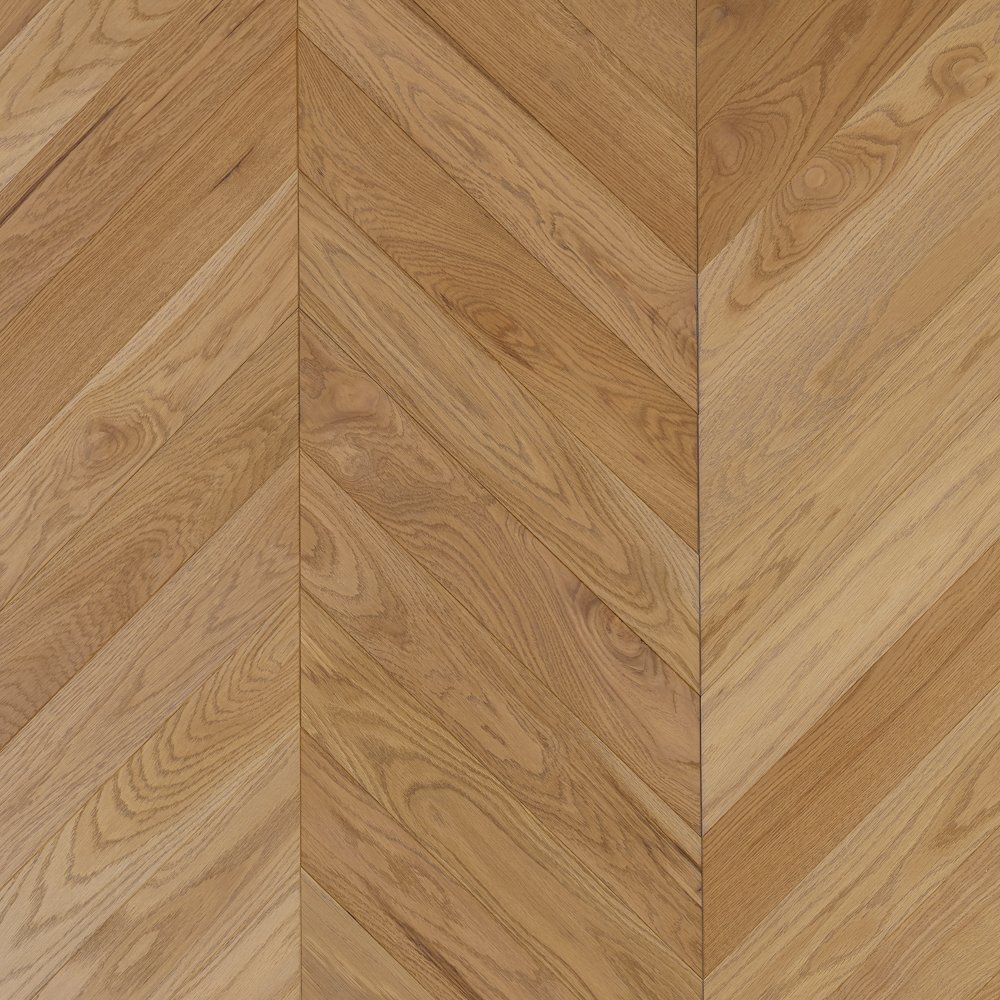 Паркет Елка Французская Lab Arte Chevron Дуб Рустик Бург лак 400/328х125х14/3/60°