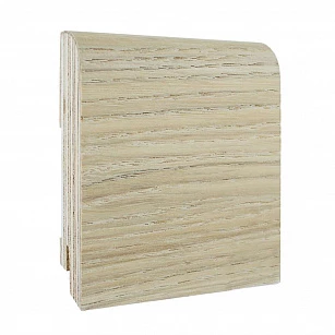 Плинтус шпонированный натур. Finitura Decor 83*19*2400 арт.0012 в интерьере