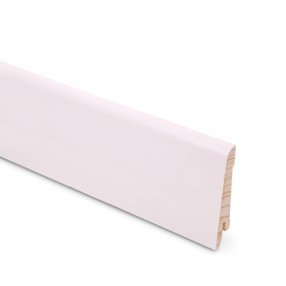 Плинтус шпонированный Lab Arte White 70х15х2500