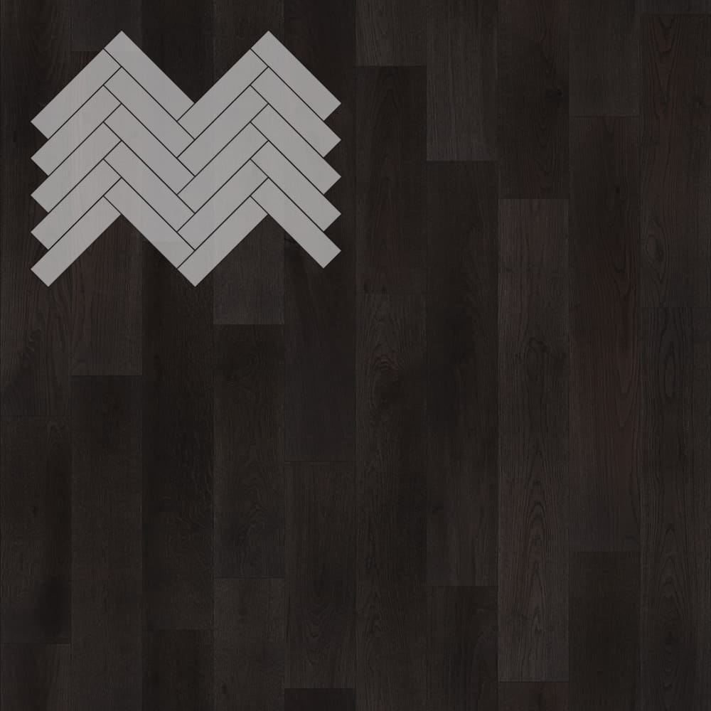 Паркет Елка Английская Lab Arte Angle Дуб Рустик Торф лак 500х125х14/3