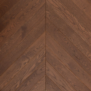 Паркет Елка Французская Lab Arte Chevron Дуб Рустик Табак лак 600/450х150х14/3/45° в интерьере