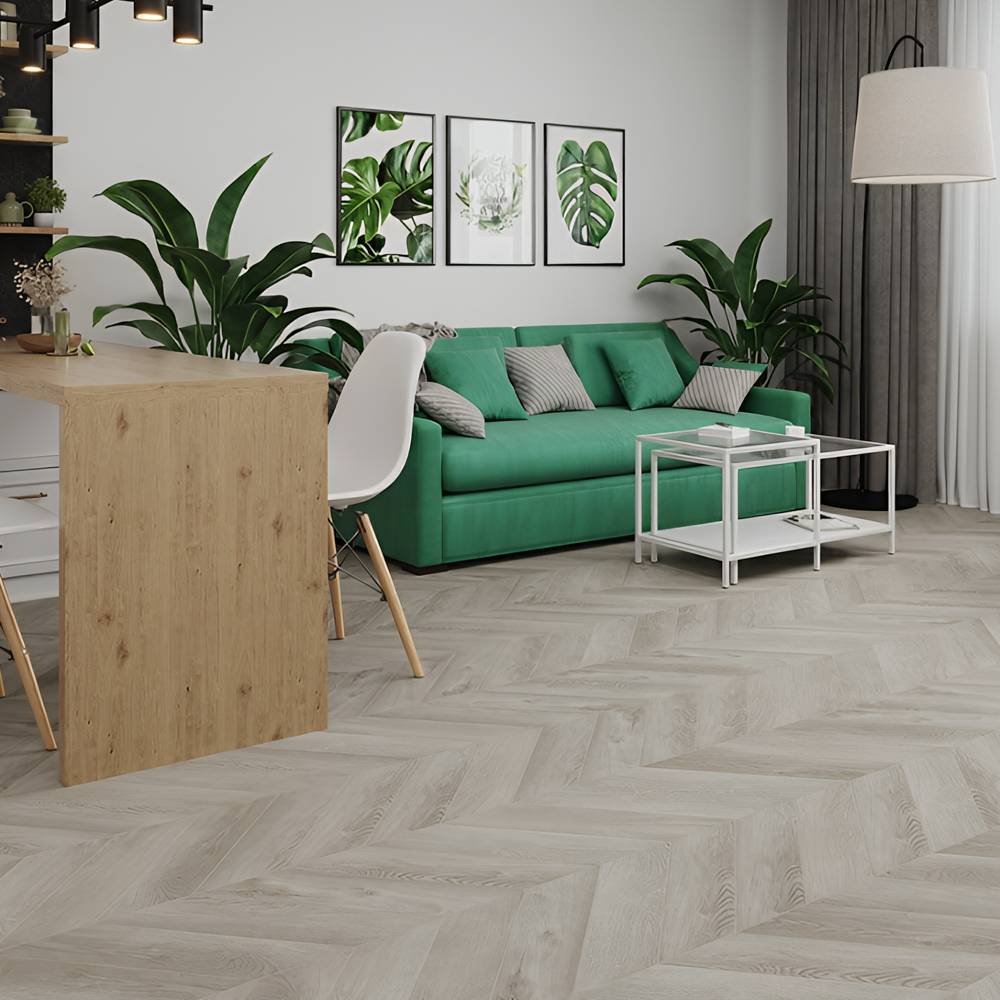 Ламинат ПВХ Alpine Floor Дуб Фантазия Chevron SPC ECO 18-1***