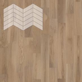 Паркет Елка Французская Lab Arte Chevron Дуб Рустик Лаунж лак 400/337х110х14/3/60° в интерьере