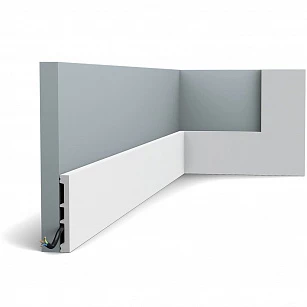 Плинтус из дюрополимера Orac Decor SX163 2000х102х13 в интерьере
