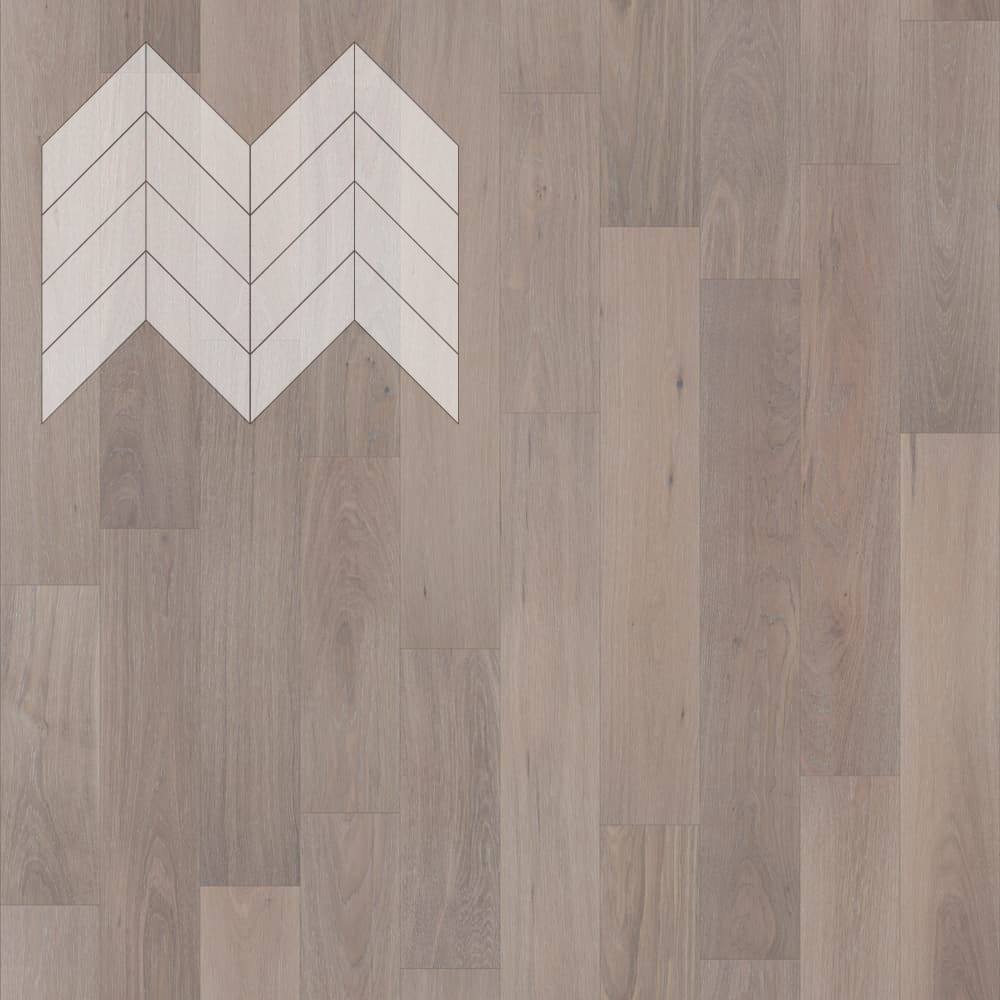 Паркет Елка Французская Lab Arte Chevron Дуб Селект Шарм лак 600/450х150х14/3/45°