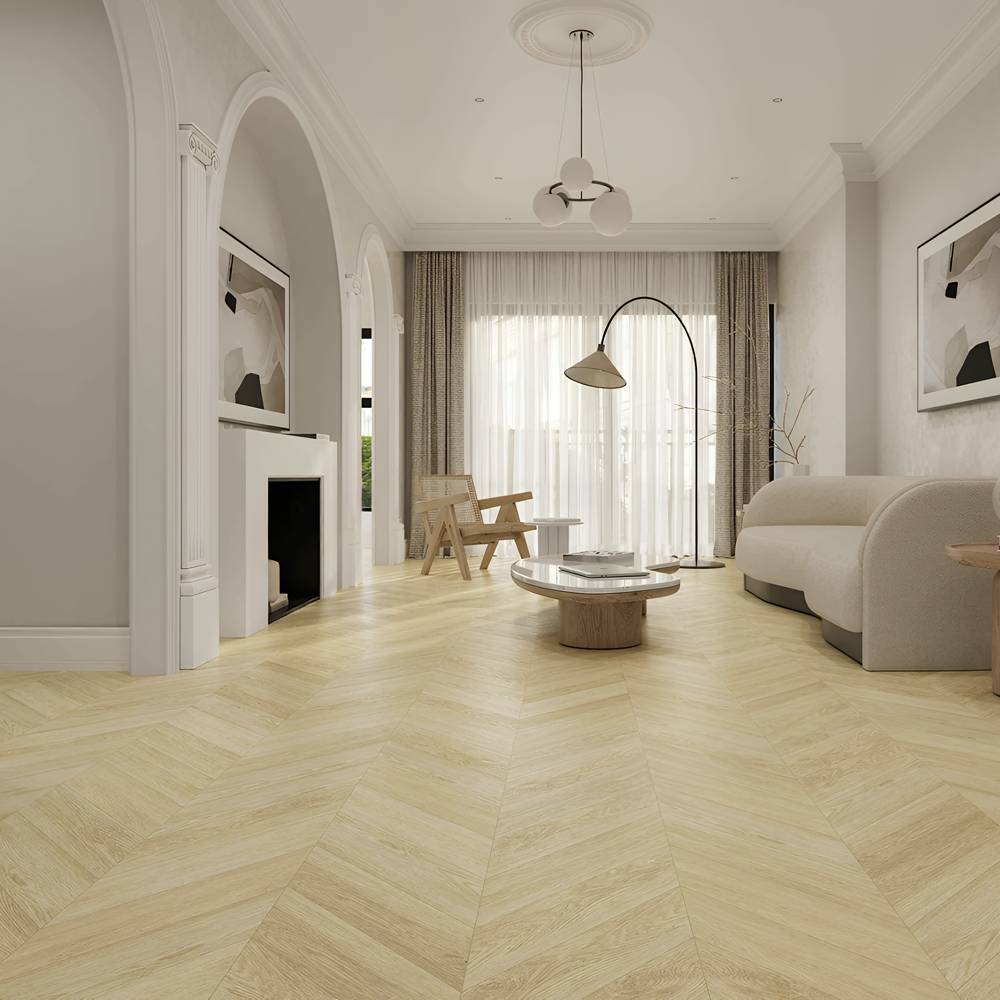 Ламинат ПВХ Alpine Floor Дуб Ваниль Селект Chevron SPC ECO 18-2***