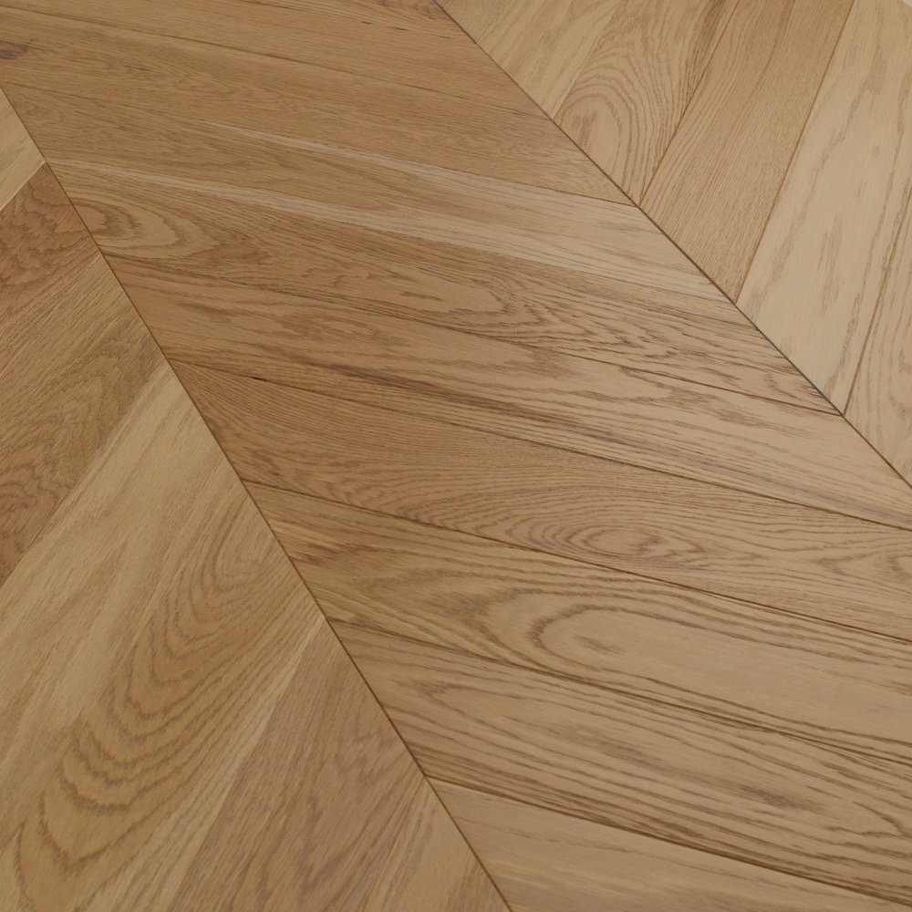 Паркет Елка Французская Lab Arte Chevron Дуб Рустик Бург лак 400/328х125х14/3/60°