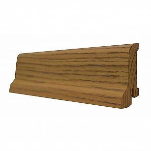 Плинтус шпонированный PolarWood Ясень Бежевый/Ash Beige 15х95х2500 в интерьере