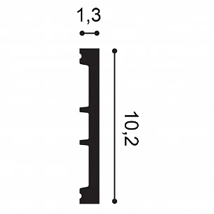 Плинтус из дюрополимера Orac Decor SX163F 2000х102х13 текстура