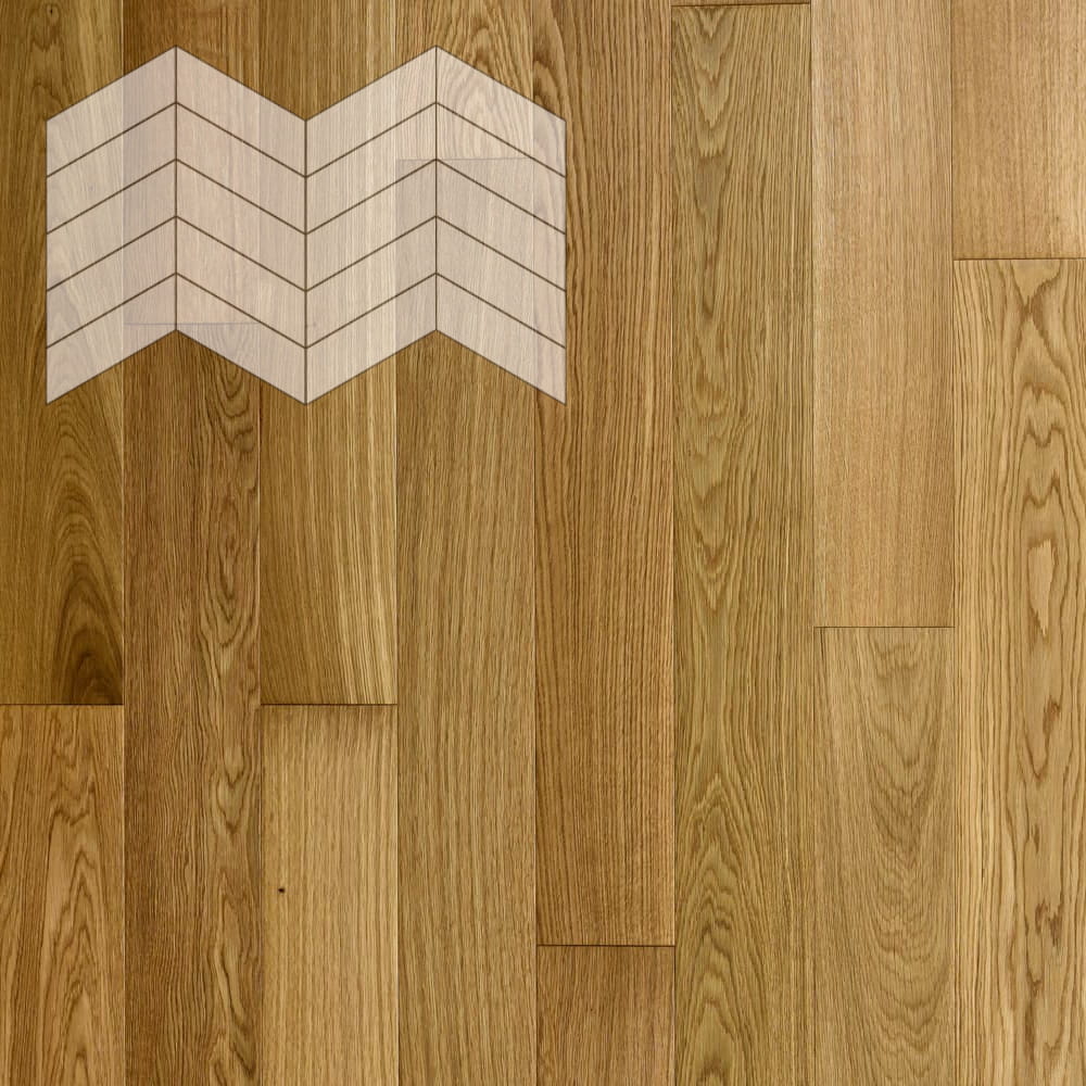 Паркет Елка Французская Lab Arte Chevron Дуб Рустик Масло UV.S 400/337х110х14/3/60°